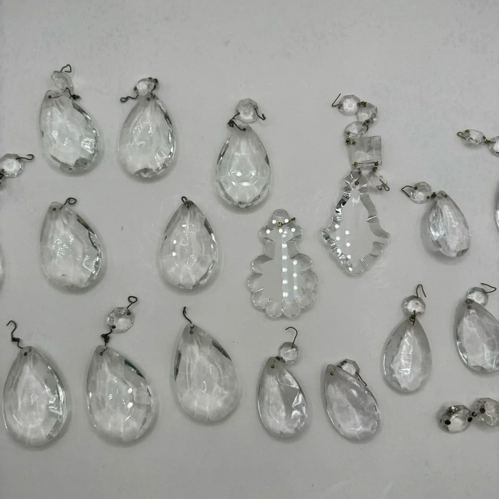 LOT OF 19 Vintage Glass FRENCH PENDALOGUE 2